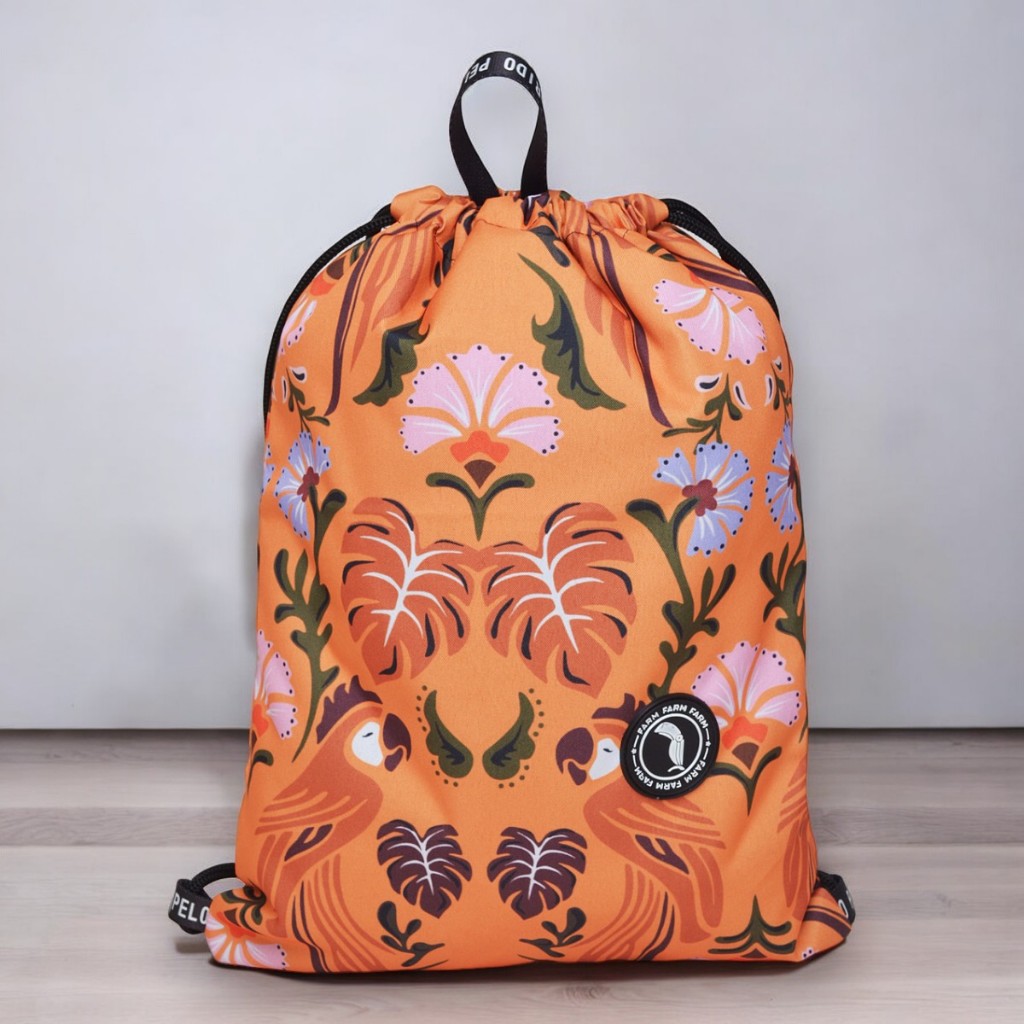 Mochila Saco Farm Rio Saquinho Eco bag Unissex Praticidade Leve Verão ...