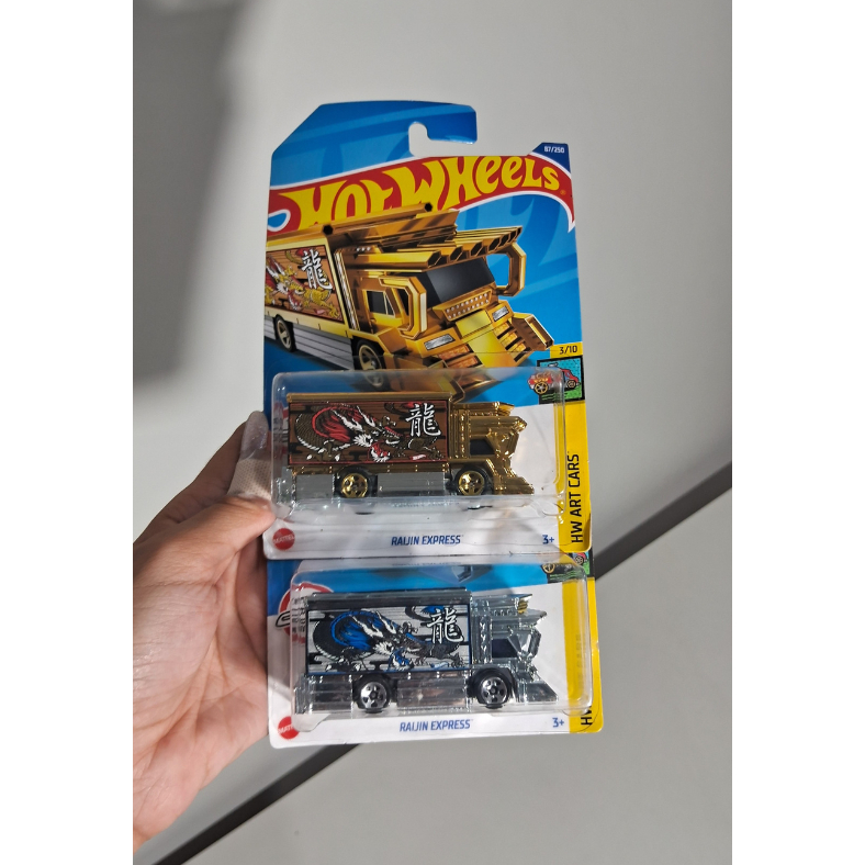 Hot Wheels Carrinhos - Coleção HW ART CARS - Chevy Pickup, Dodge
