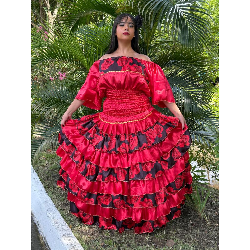 Roupa Pombagira Saias Umbanda Candomblé padilha Shopee Brasil