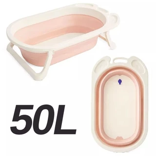 Banheira de Bebê Infantil Bagno Banheirinha Dobrável Portátil Confortável Compacta Banho Segurança em Oferta na Shopee