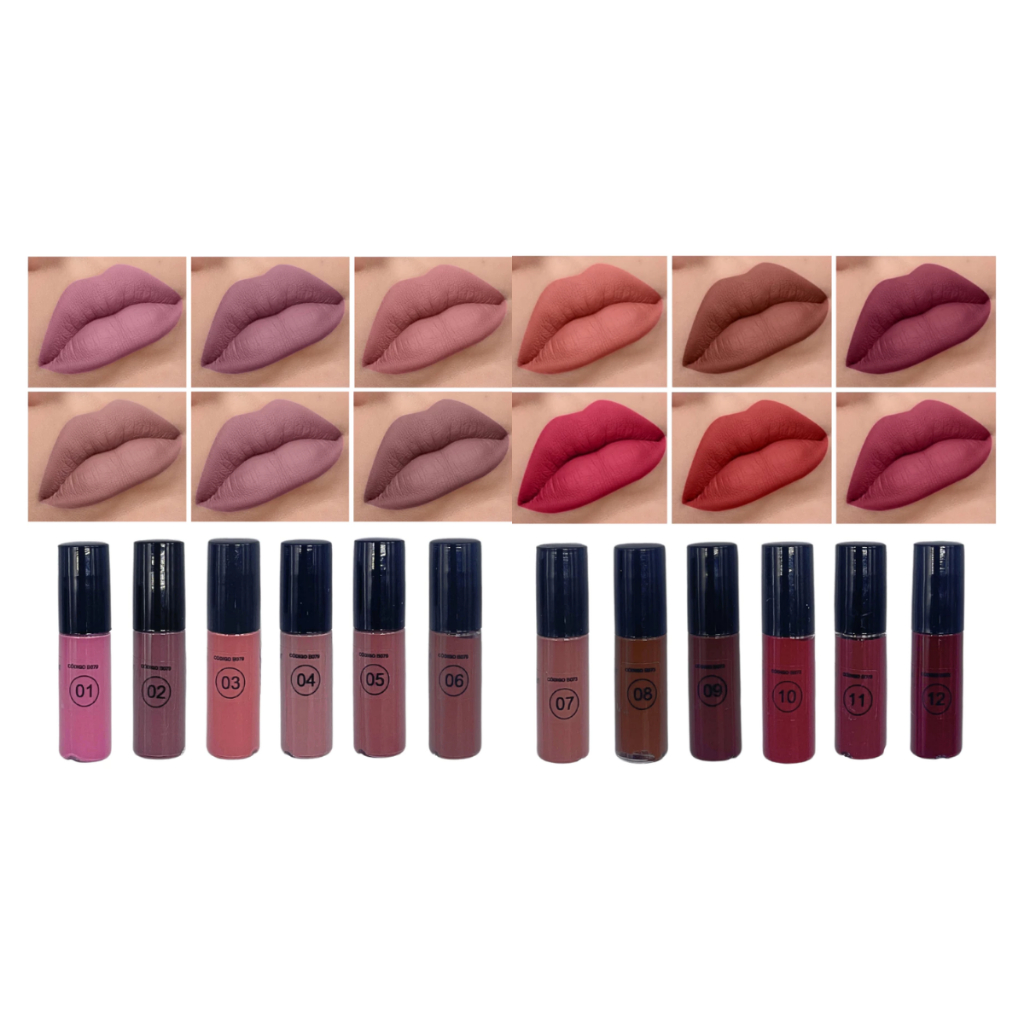 Kit Mini Batons Matte - Belle Angel | Shopee Brasil