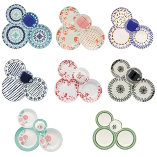 Aparelho de Jantar e Chá 20 Pçs Biona Donna diversas estampas