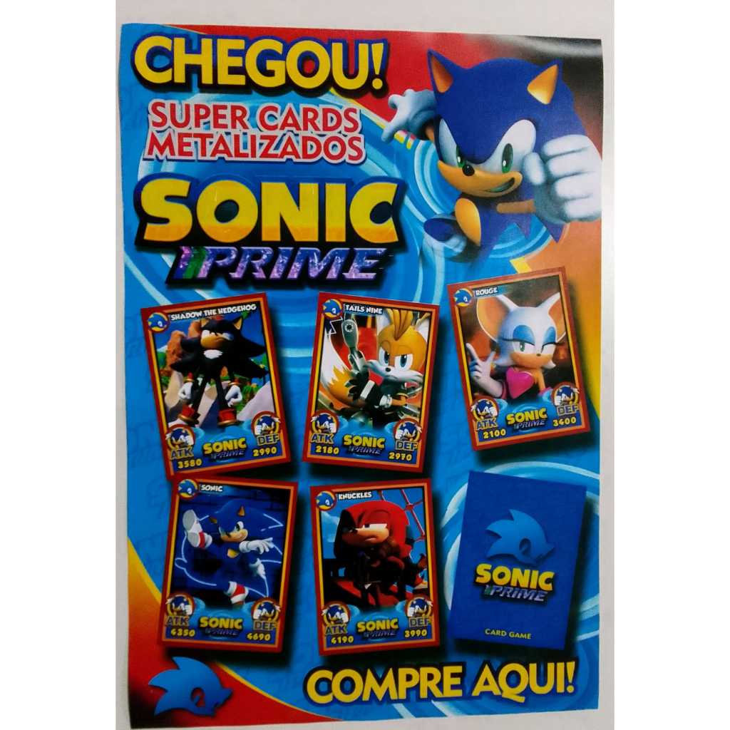 **200 CARDS GAME SONIC******* | Shopee Brasil