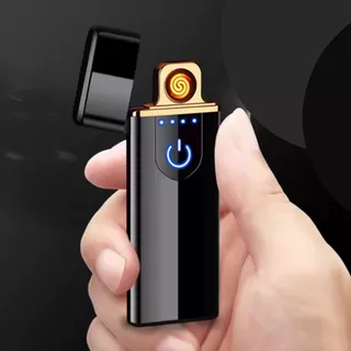 Isqueiro Acendedor Eletrônico Portátil USB Recarregável Esqueiro Potente Anti Vento