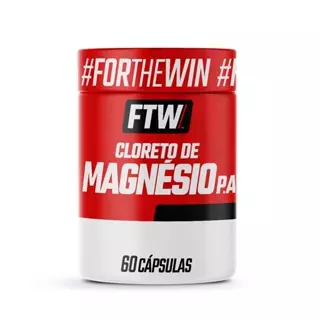 Cloreto Magnésio Pote 60 Caps FTW