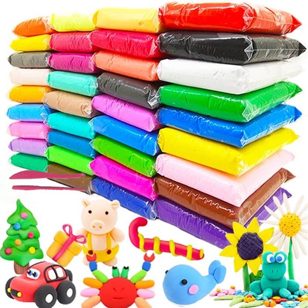 Massa Eva 30 Cores Massinha Modelar E Criar Artesanato Infantil ...