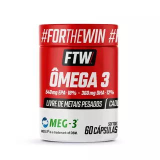 Ômega 3 MEG 3 Pote 60 Caps - FTW