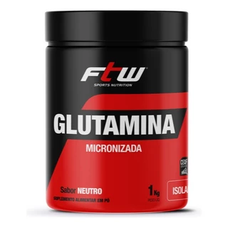 Glutamina Micronizada Pote 1kg - FTW