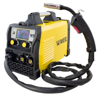 Máquina de Solda Elétrica Mig Wk 160 Portátil Sem Gás 3 Em 1 Tig Lift Mma 220v - Pró Euro