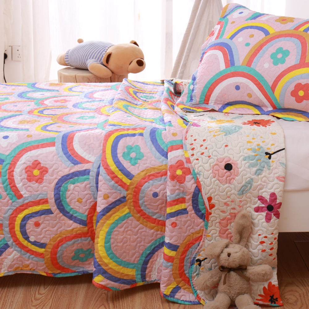 Kit Colcha Cobre Leito Solteiro 2 Peças Infantil