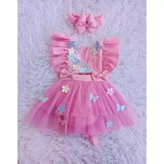 Romper Jardim Encantado Bebe Menina Infantil