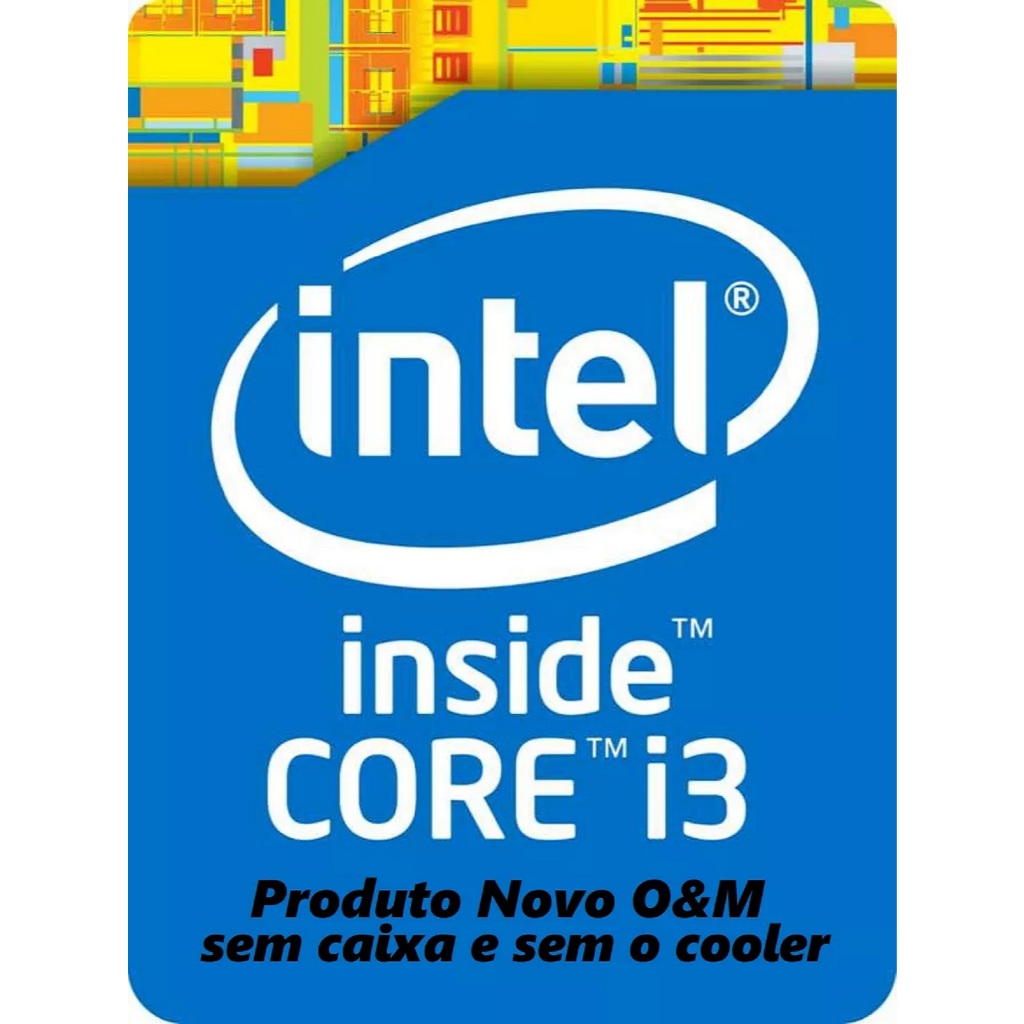 Processador Intel Core I3-7100 LGA 1151 7ª Ger.Freq. 3.9 GHz Dual