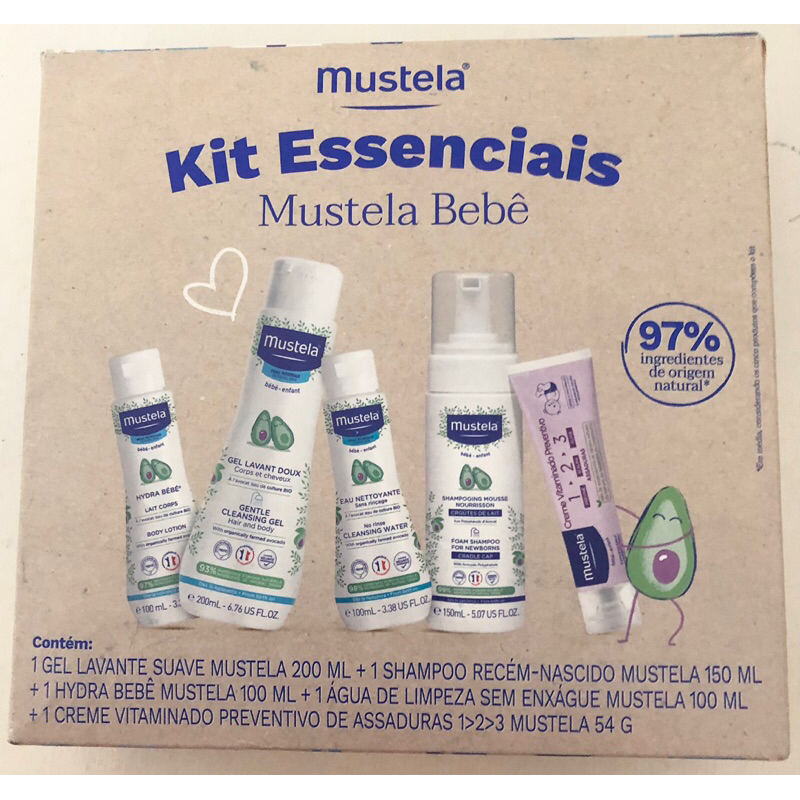Kit Essenciais Mustela Bebê | Shopee Brasil