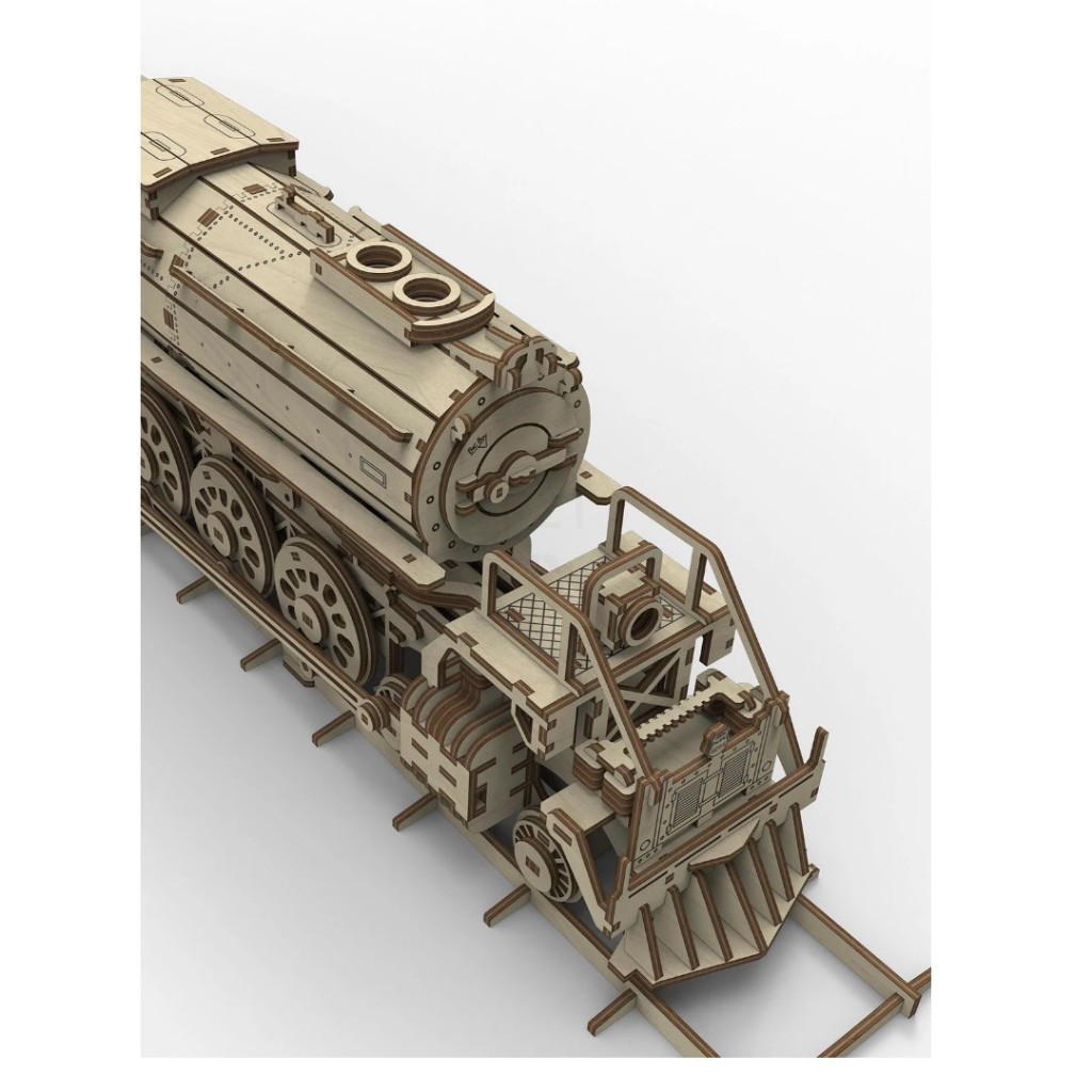 Mini Locomotiva a vapor Union Pacific Big Boy Quebra-Cabeça MDF