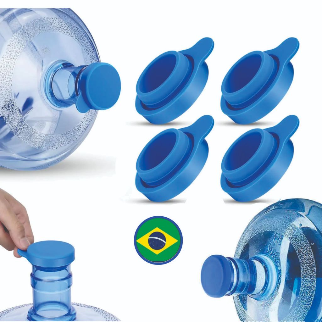 Tampa Para Galão De Água Mineral De 20 Lts Resistente silicone garrafão Rolha reutilizável