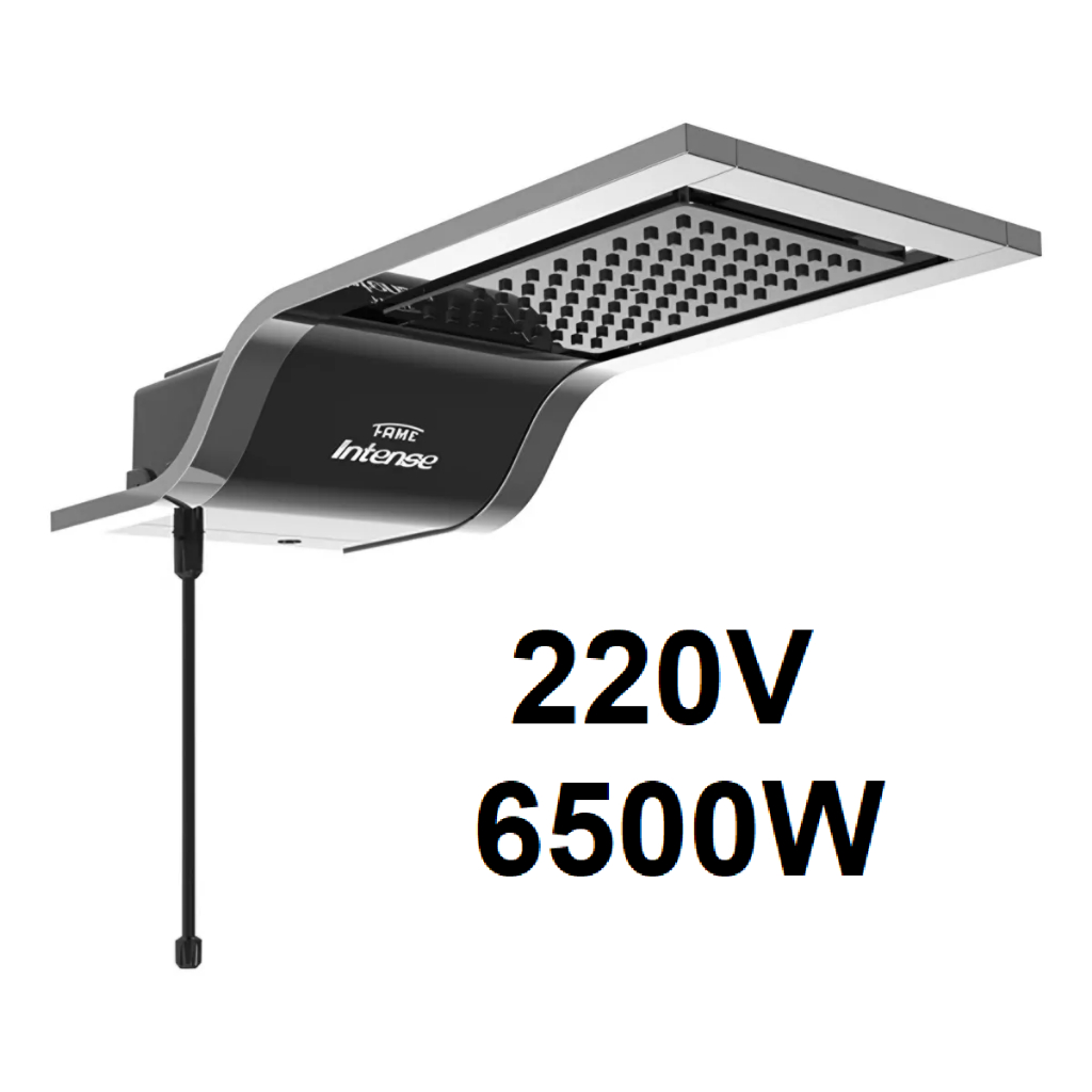 Chuveiro Eletrônico Intense FAME Preto/Cromado 220V - 6500W