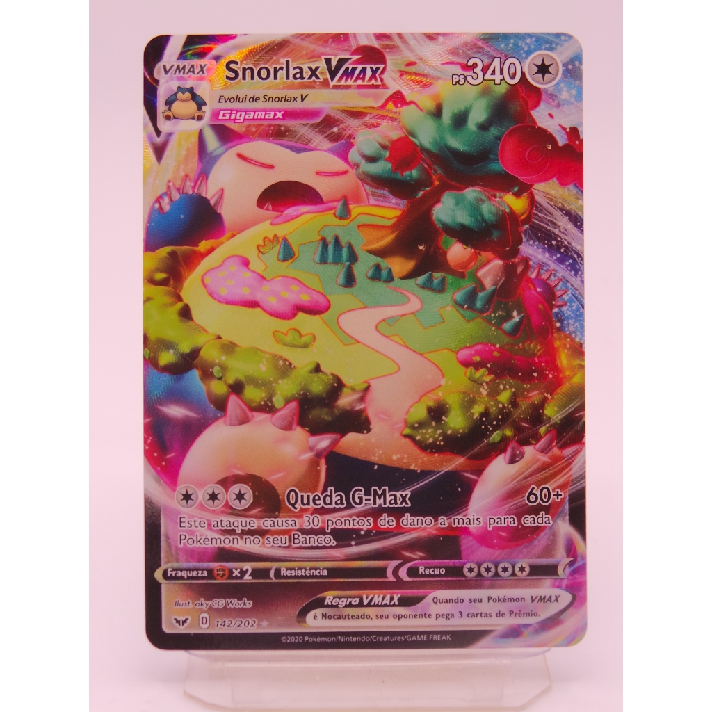 snorlax vmax pokemon card value Snorlax V 197/202 Full Art Holo Ultra Rare Pokemon Card Near Mint