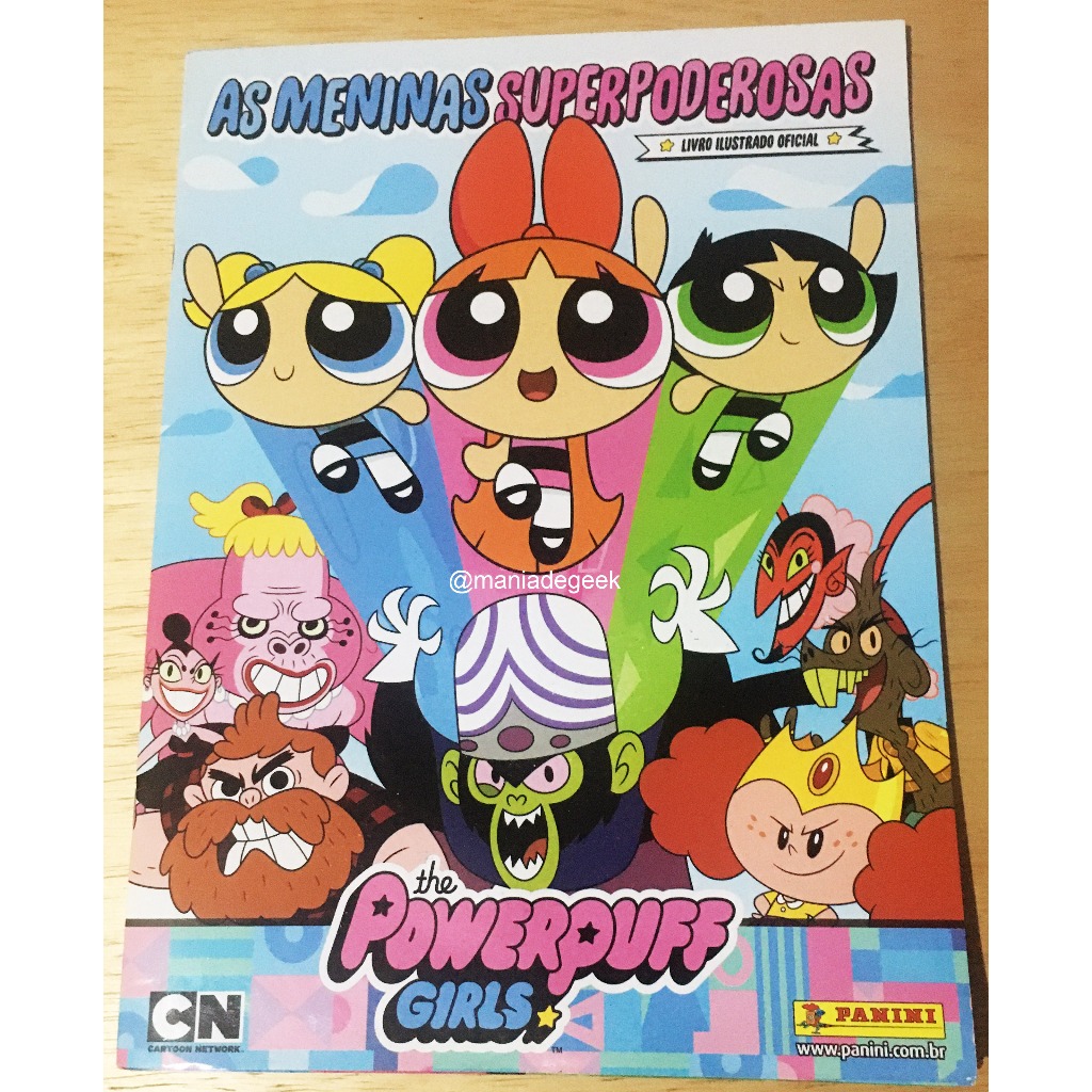 Album de figurinhas As Meninas Super Poderosas VAZIO | Shopee Brasil