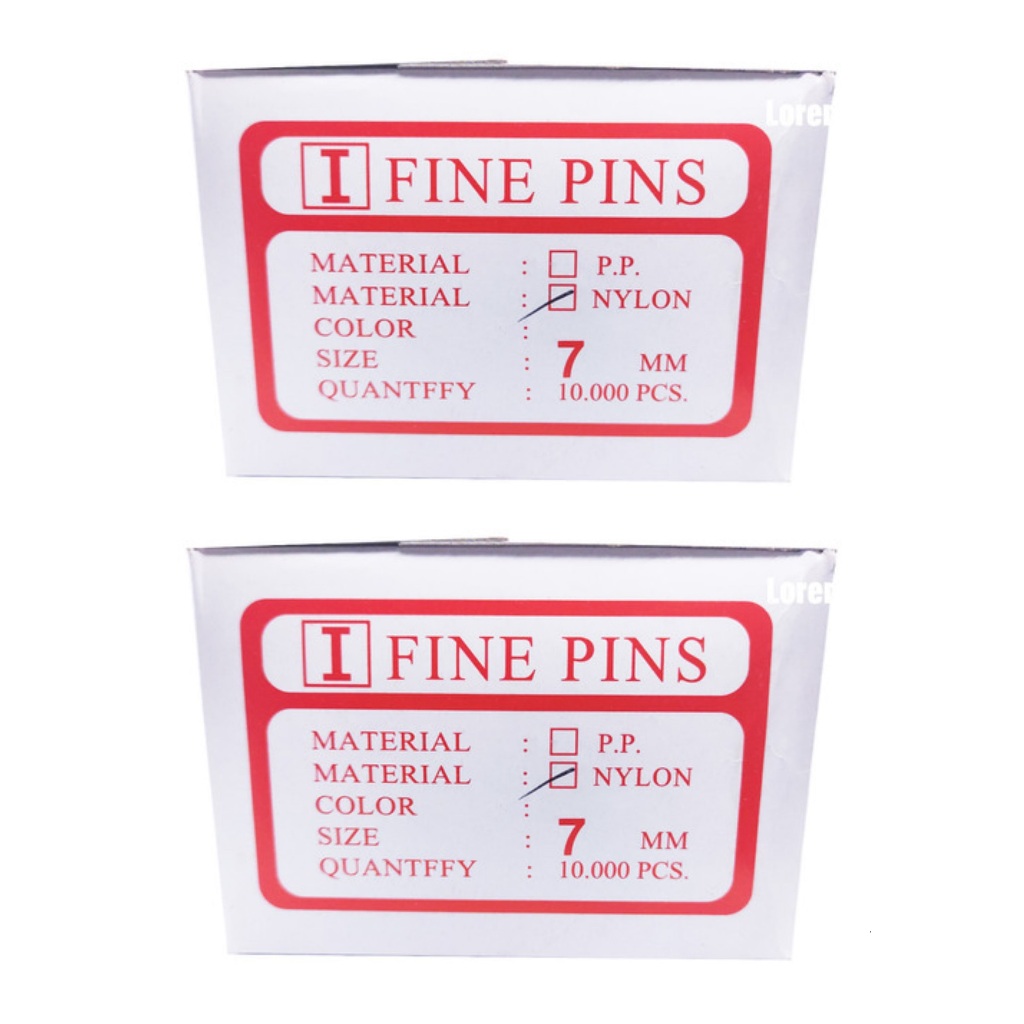 Kit 3 Caixas Pino Fixador De Etiquetas Tag STD PIN NYBC 7 Mm 10.000 ...