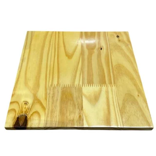 Tampo de Madeira Pinus 120x40cm 15mm - Acabamento Manual e Verniz - Qualidade e Versatilidade