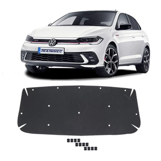 Forro Manta Capô Volkswagen Polo 2023 a 2025 Autoadesivo com Presilhas Trainmec Térmico Acústico