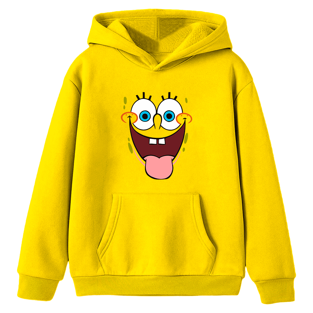 Moletom Infantil Bob Esponja Tv Globinho Casaco Criança Frio