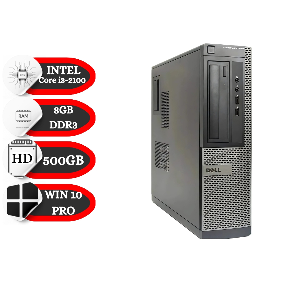 Computador Dell Optiplex 390 Intel® Core i3-2100 cache de 3 M, 3