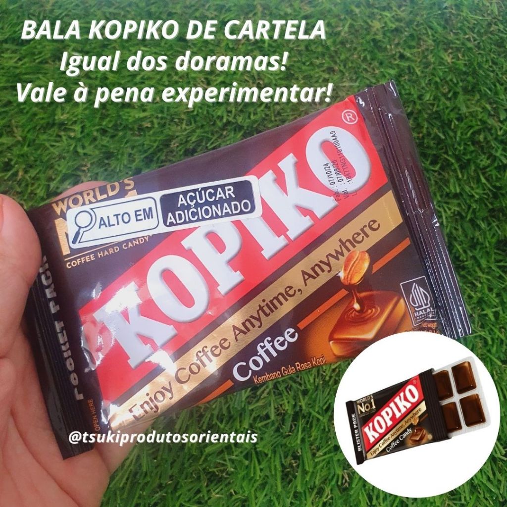 Experimente: Bala Kopiko Café em Cartela | Bala dos doramas coreanos | Kopiko em Tablete