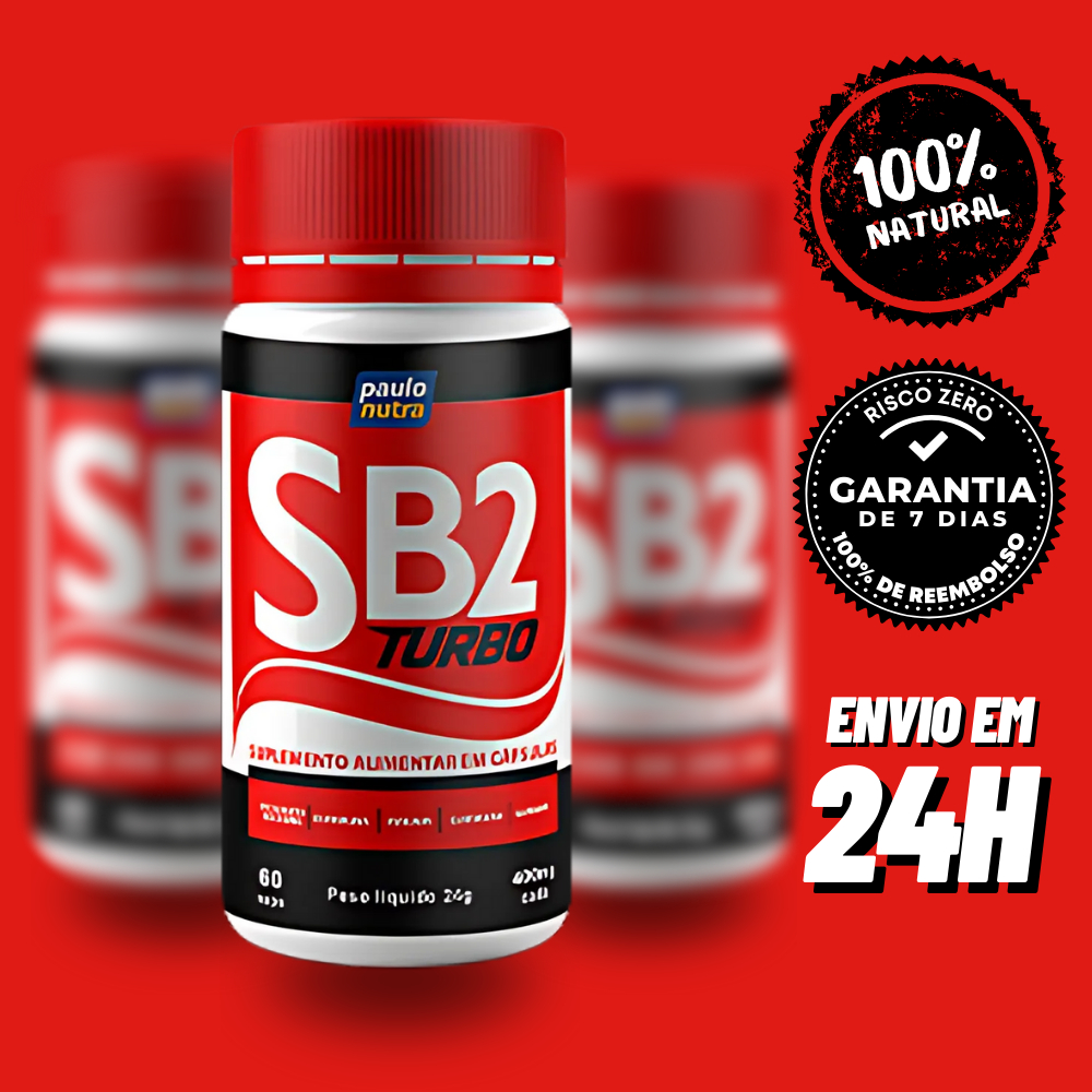 SB2 Turbo - 1 Pote | Emagrecedor Natural | 60 Cápsulas | Shopee Brasil