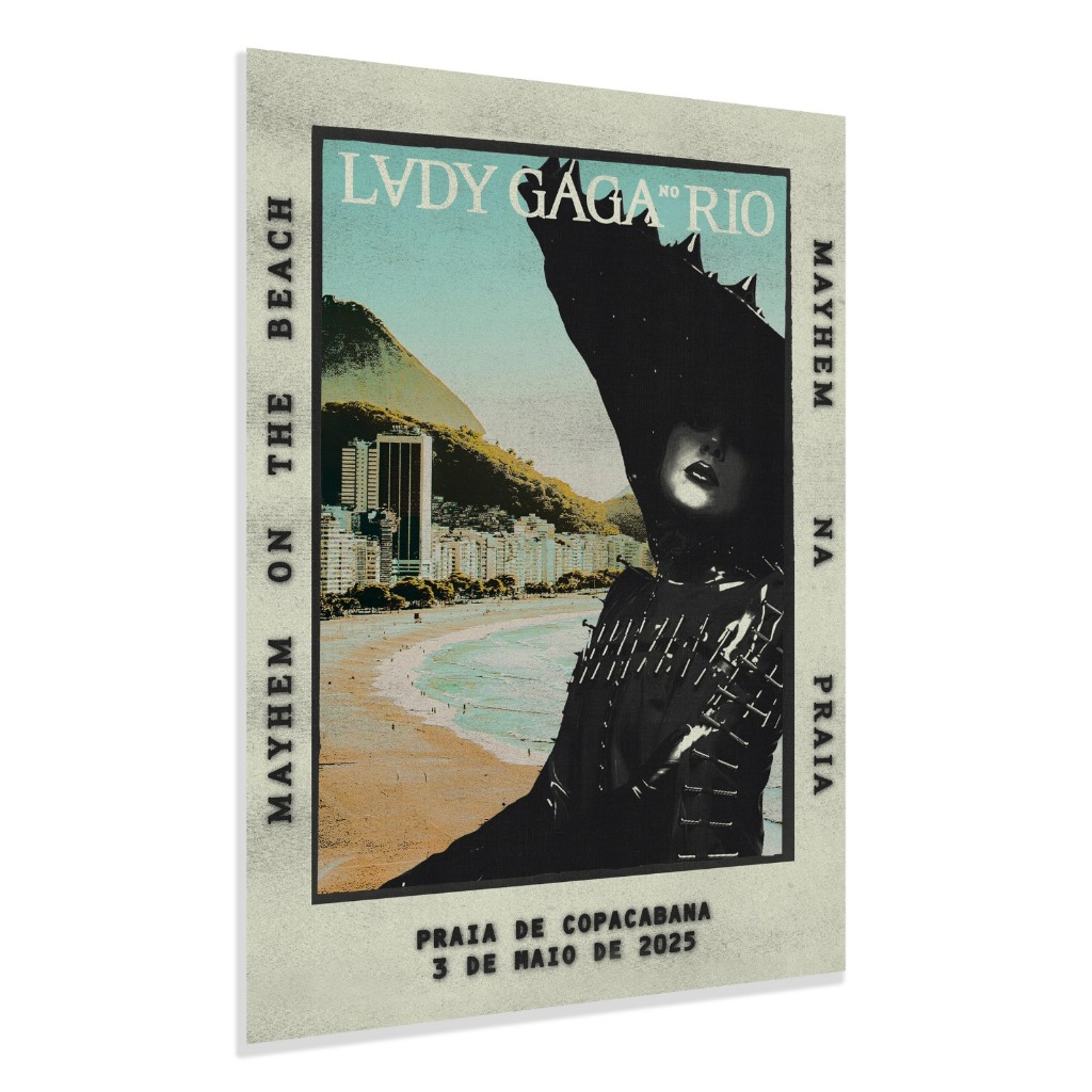 Quadro Decorativo Lady Gaga - Mayhem on the Beach | Shopee Brasil