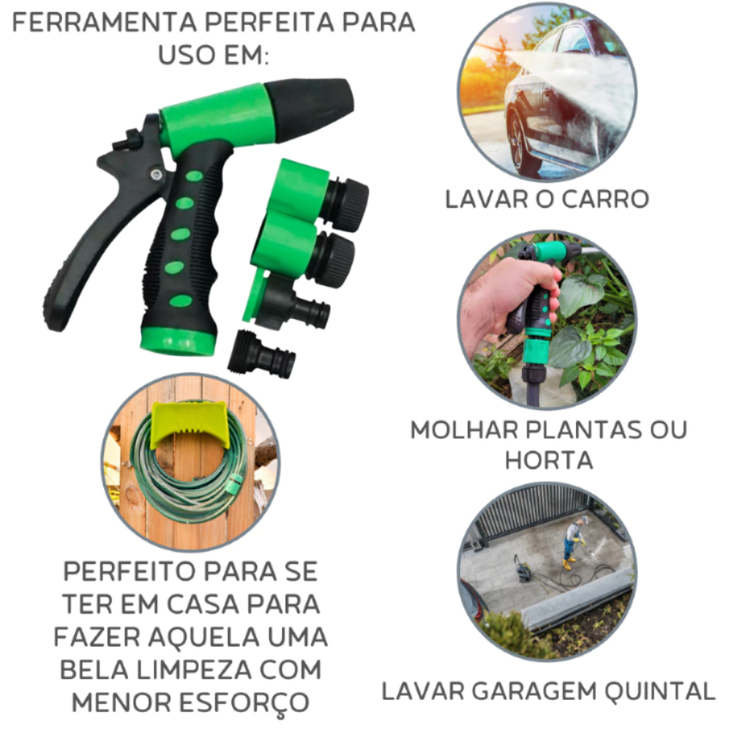 Kit Jardinagem Ferramentas para Grama Jardim Plantas 6 Pçs