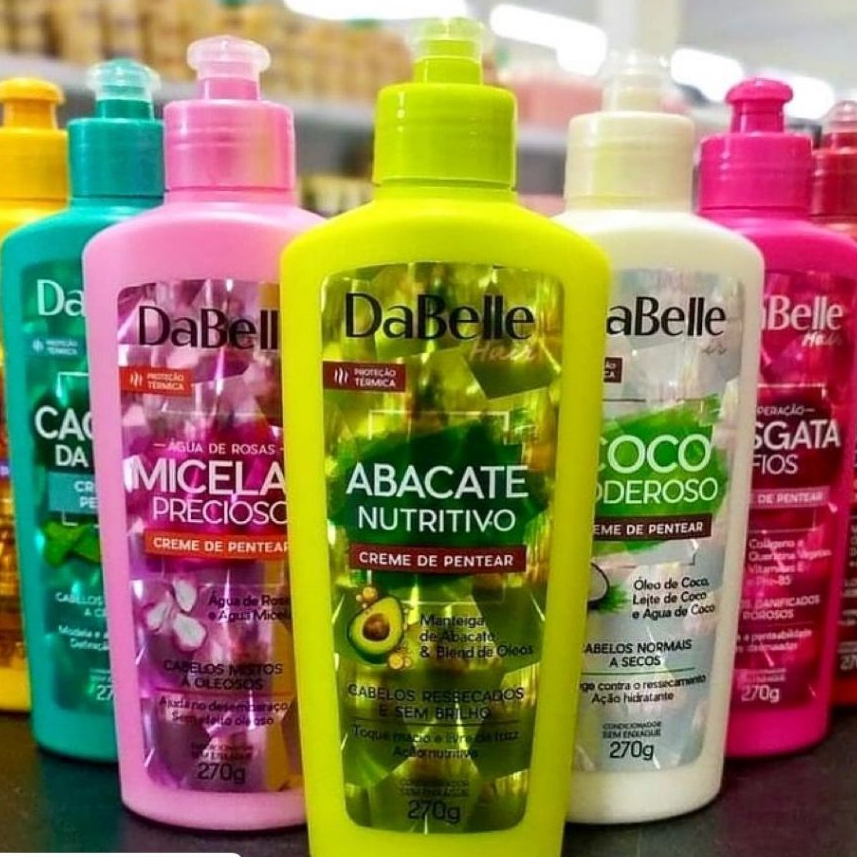 DaBelle Creme de Pentear 270g cabelo | Shopee Brasil