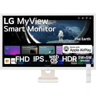 Monitor LG MyView Smart - Tela IPS de 32”, FHD, WebOS, ThinQ