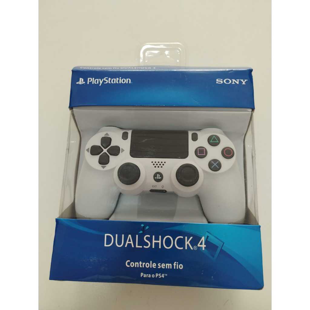 CONTROLE PARA PS4 BRANCO PARALELO SEM FIO | Shopee Brasil