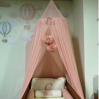 Mosquiteiro Para Berço Tenda Teto Cabana Dossel Microtule