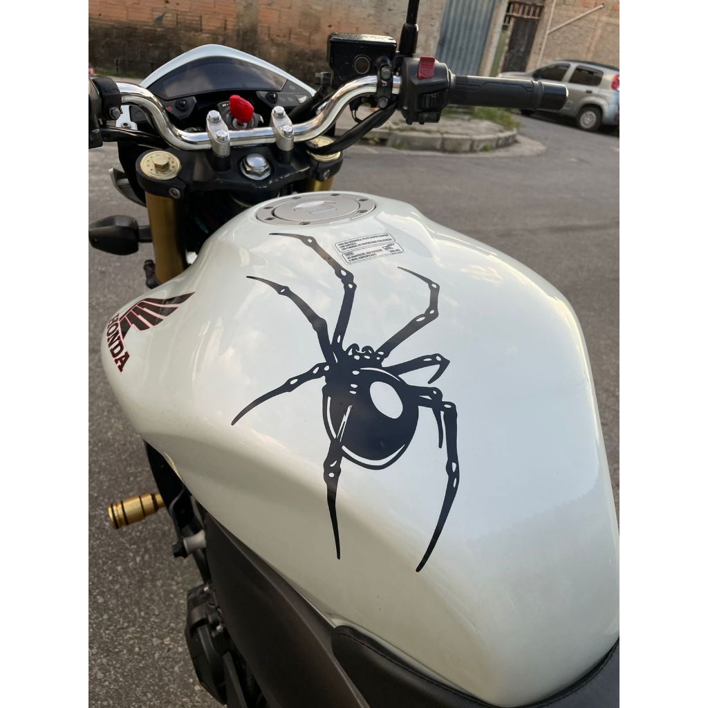 Adesivo Aranha em Recorte Eletrônico - Carro/Moto/Bike | Shopee Brasil