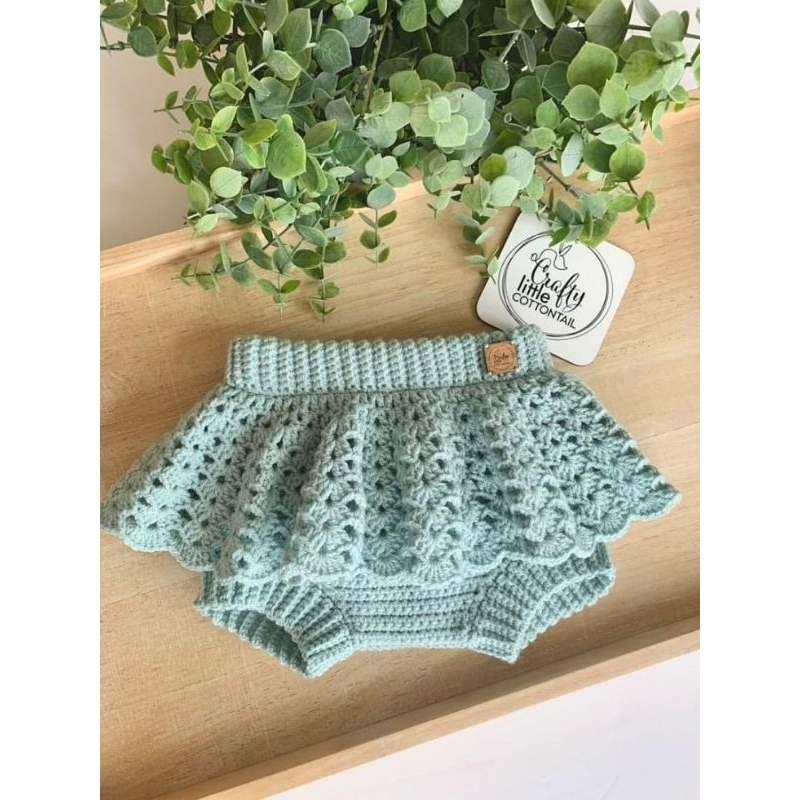 Calcinha Com Babado De Bebê Em Crochê | Shopee Brasil