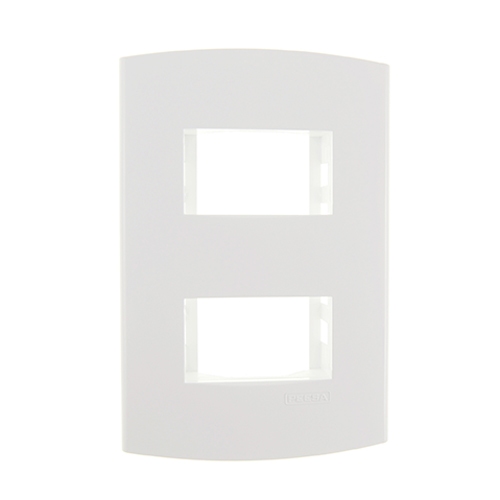 Kit Peesa alfa: 1 Espelho para 2 teclas, 2 modulo tomada 20A, 1 modulo ...