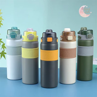 Garrafa térmica de aço inoxidável 600/800ml, boca larga de grande capacidadea---4021