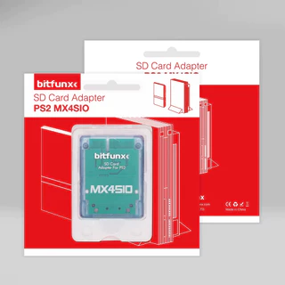 Adaptador de Cartão de Memória SD MX4SIO para PS2 - Executa jogos pela entrada do Memory Card via cartão de memória