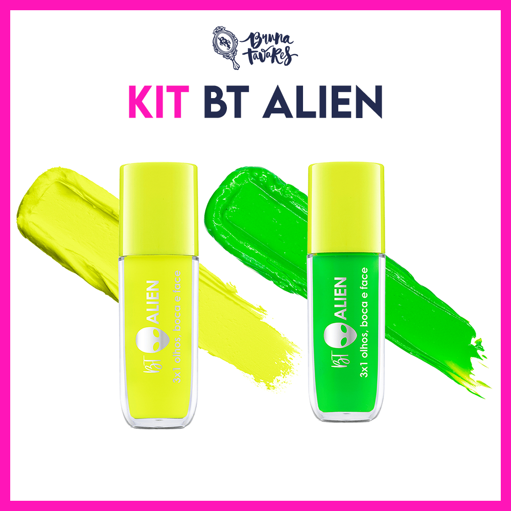 Bruna Tavares BT Alien 3x1 Sombra Líquida (Neon + Green Neon) | Shopee ...
