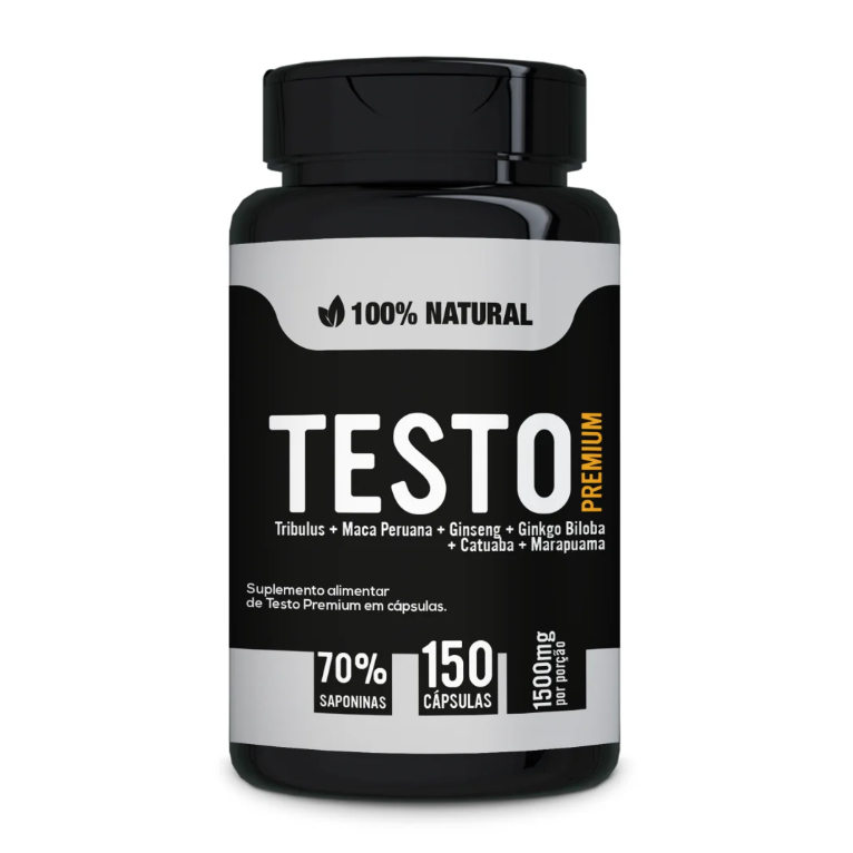 Testo Premium 1500mg 150 Cápsulas Original 100% Natural | Shopee Brasil