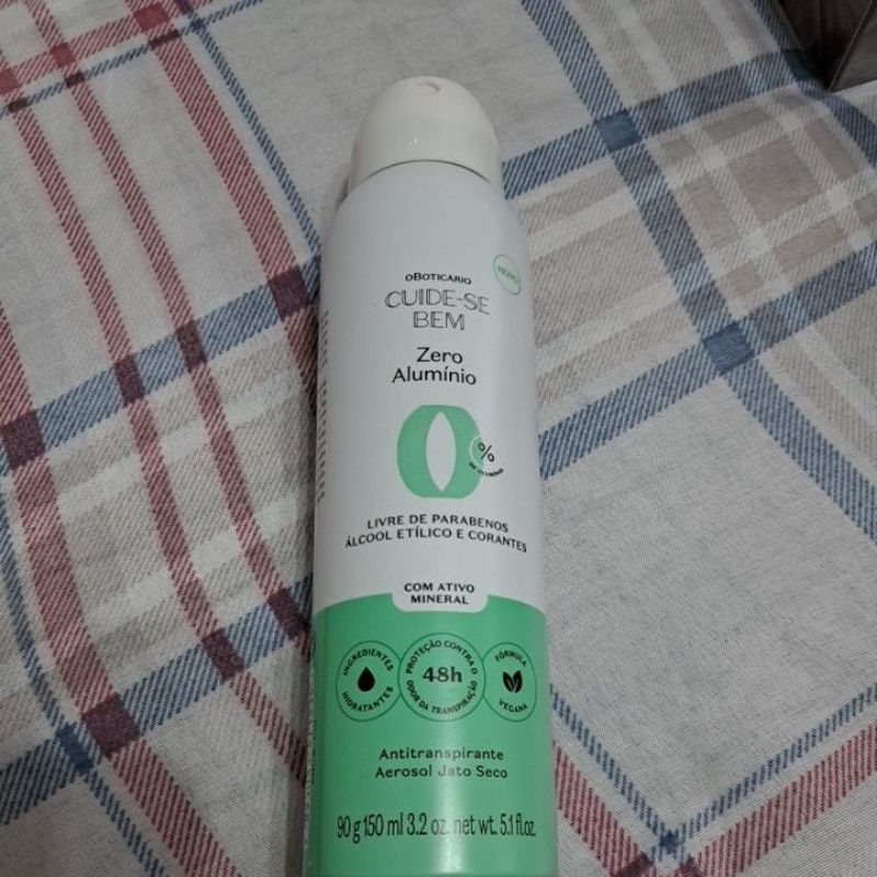 Desodorante Aerosol Zero Alumínio Cuide-se Bem o Boticário | Shopee Brasil