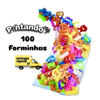kit 10 a 100 Cortadores forminhas moldes para massinha de modelar em Oferta na Shopee