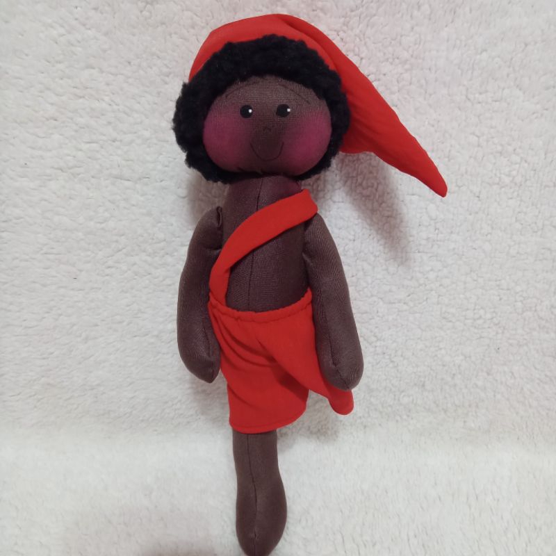 Boneco de pano Saci Pererê/ Folclore brasileiro | Shopee Brasil