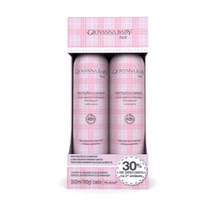 Kit 2 Desodorantes Antitranspirante Aerosol Classic Giovanna Baby 150ml