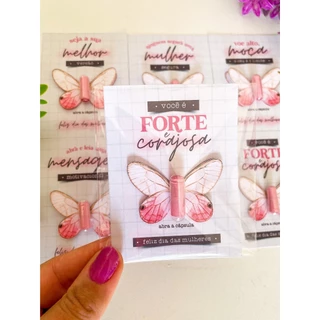 Envio Imediato- Cartão com Capsula lembrancinha dia da mulher com frase motivacional - pílula da felicidade card capsula em Oferta na Shopee