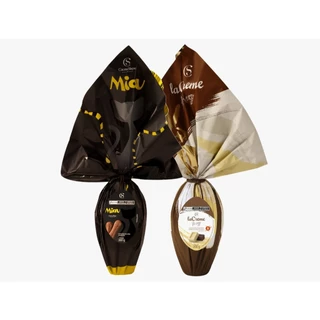 Kit com 2 Ovos de Páscoa Miau e laCreme Mezzo Cacau Show