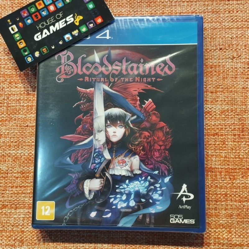 Bloodstained ritual of the night ps4 midia fisica lacrado novo