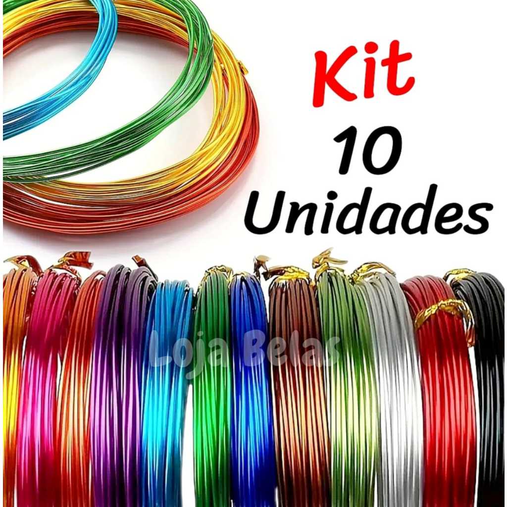 Arame Colorido Para Artesanato - 5 Metros | Shopee Brasil